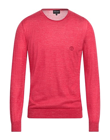 GIORGIO ARMANI Sweater Red 60% Silk, 30% Cashmere, 10% Linen