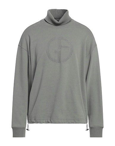 GIORGIO ARMANI Felpa Grigio 88% Cotone, 12% Poliestere, Lana Vergine