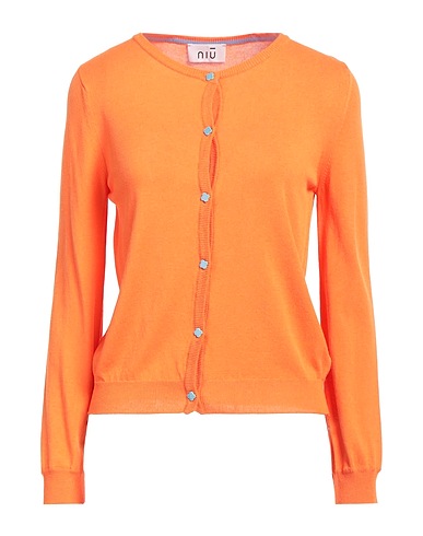 NIŪ Cardigan Orange 88% Viscose, 12% Polyester