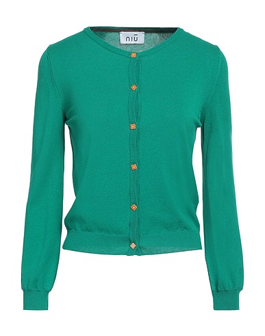 NIŪ Cardigan Verde smeraldo 88% Viscosa, 12% Poliestere