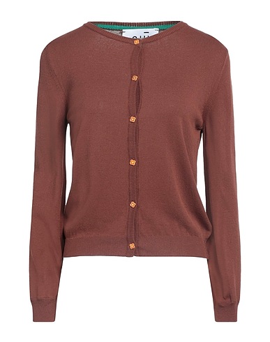 NIŪ Cardigan Chocolate brown 88% Viscose, 12% Polyester