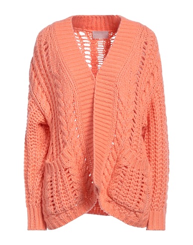 HEMISPHERE Cardigan Salmon pink 63% Cashmere, 37% Cotton