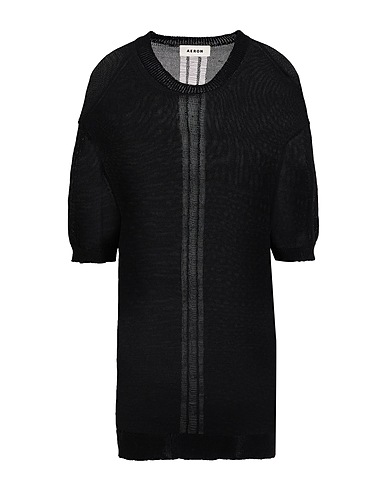 AERON Jumper Black 62% Linen, 38% Nylon