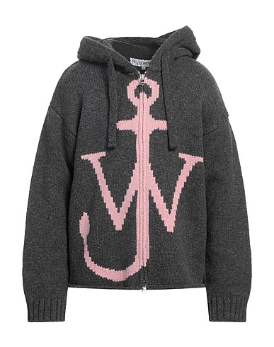 JW ANDERSON Pullover mit Zipper  Grau 100% Wolle