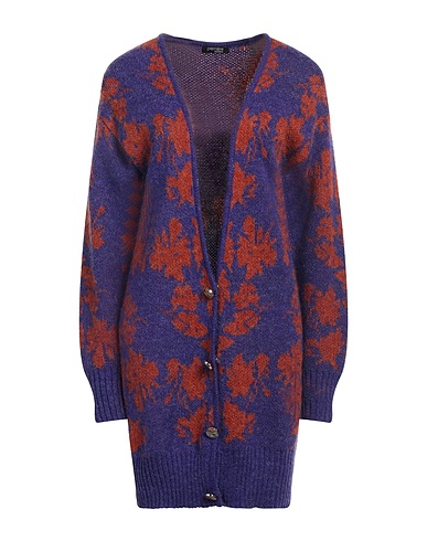 FRACOMINA Cardigan PREMIÈRE Purple 40% Acrylic, 30% Nylon, 15% Mohair wool, 15% Wool