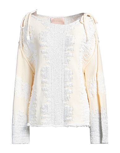CIRCUS HOTEL Jumper Cream 58% Cotton, 42% Polyamide, Polyester