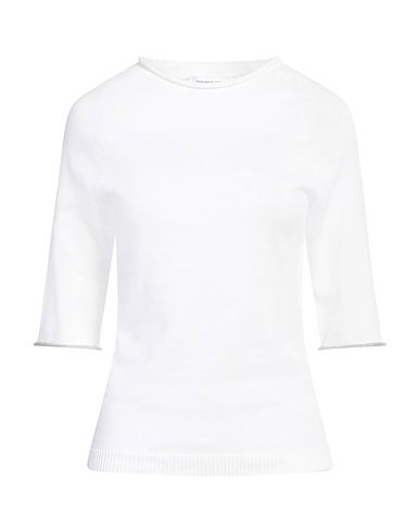 FABIANA FILIPPI Pullover Bianco 100% Cotone, Viscosa, Poliestere
