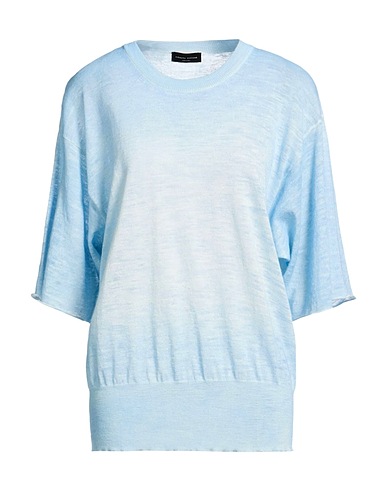 ROBERTO COLLINA Sweater Azure 55% Linen, 45% Polyester