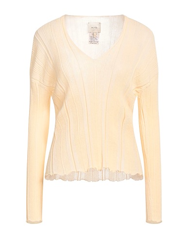 ALYSI Jumper CRÈME Cream 87% Cotton, 13% Polyamide