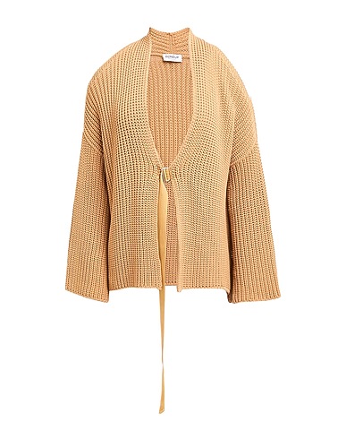DONDUP Cardigan Camel 62% Cotton, 38% Polyamide