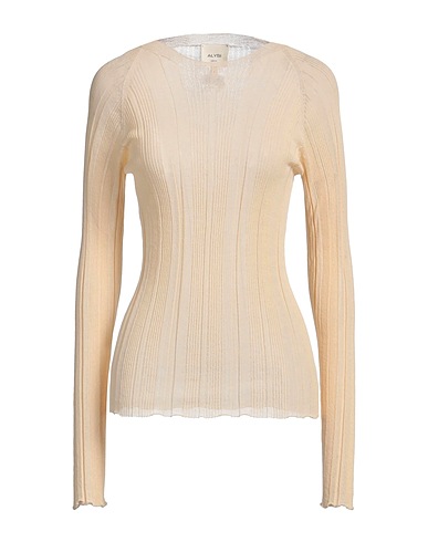 ALYSI Jumper CRÈME Beige 87% Cotton, 13% Polyamide
