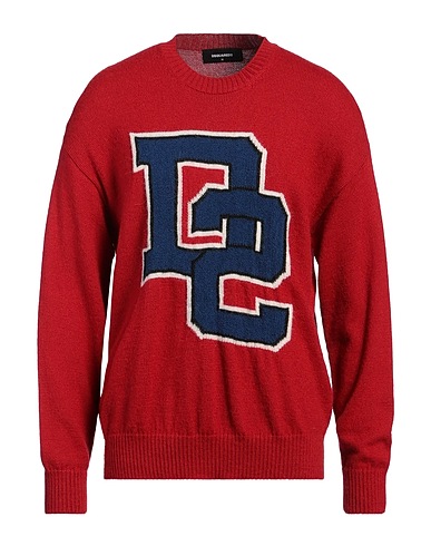 DSQUARED2 Jumper Red 72% Alpaca wool, 25% Polyamide, 3% Cotton