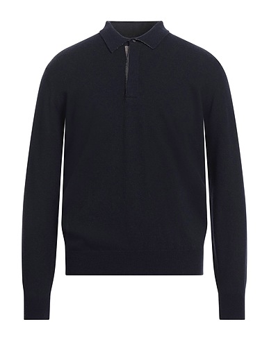 FERRANTE Pullover Blu notte 100% Lana Merino