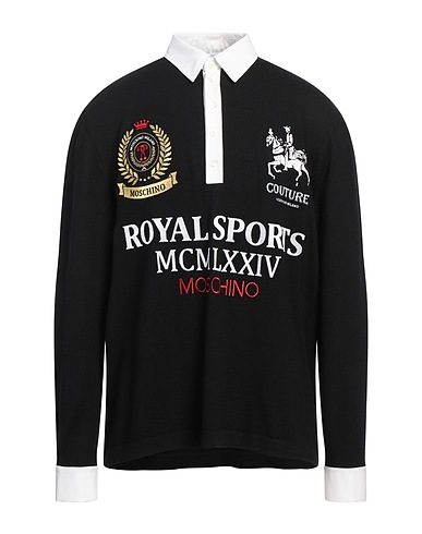 MOSCHINO Pullover Schwarz 100% Schurwolle