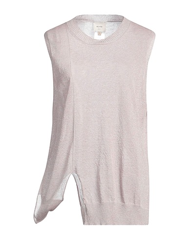 ALYSI Sleeveless sweater Light pink 70% Viscose, 30% Polyester