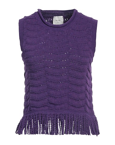 ALYSI Jumper Purple 75% Cotton, 20% Polyester, 5% Other Fibres