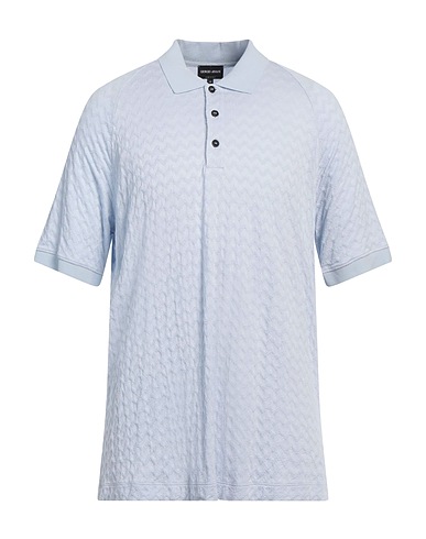 GIORGIO ARMANI Jumper Sky blue 93% Viscose, 4% Cashmere, 3% Elastane