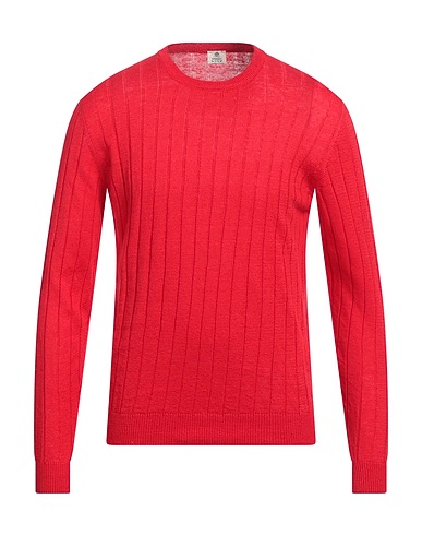 LUIGI BORRELLI NAPOLI Pullover Rosso 66% Lino, 34% Cotone