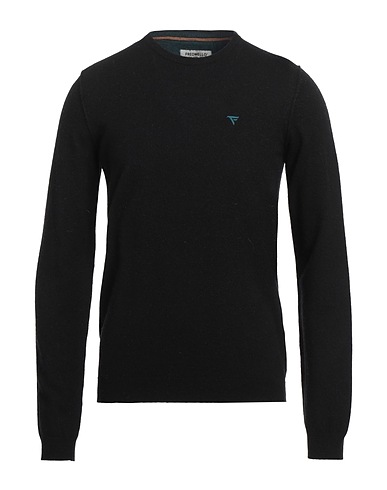 FRED MELLO Jumper Black 50% Lambswool, 50% Polyamide