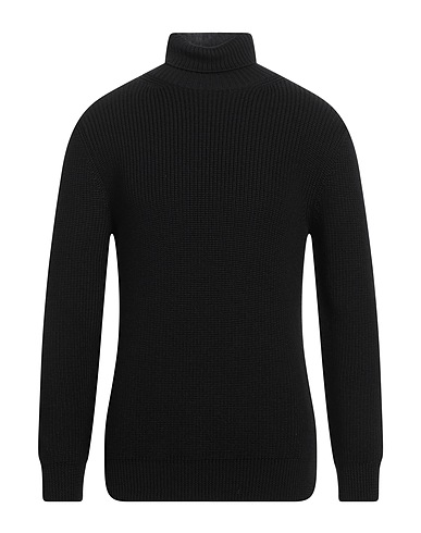 COOPERATIVA PESCATORI POSILLIPO Dolcevita Nero 50% Lana Merino, 50% Acrilico