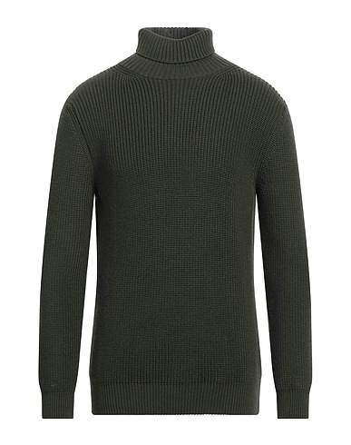 COOPERATIVA PESCATORI POSILLIPO Dolcevita Verde militare 50% Lana Merino, 50% Acrilico
