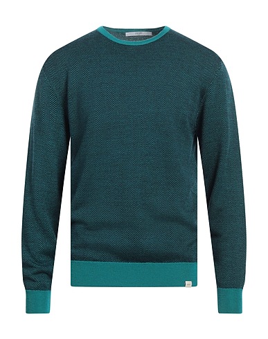 LIU •JO MAN Jumper Deep teal 50% Merino Wool, 50% Acrylic