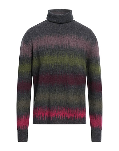 PIACENZA CASHMERE 1733 캐시미어 니트 차콜 100% 캐시미어