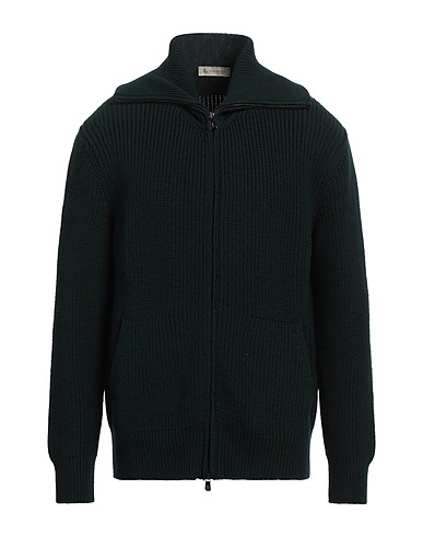PIACENZA CASHMERE 1733 Cardigan Dark green 100% Virgin Wool