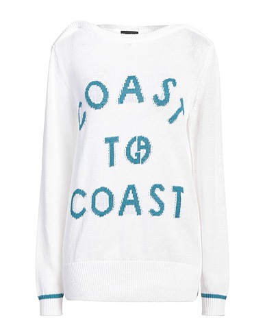 GIORGIO ARMANI Jumper White 66% Linen, 34% Cotton