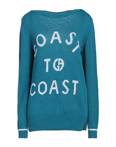 GIORGIO ARMANI Jumper Deep teal 66% Linen, 34% Cotton