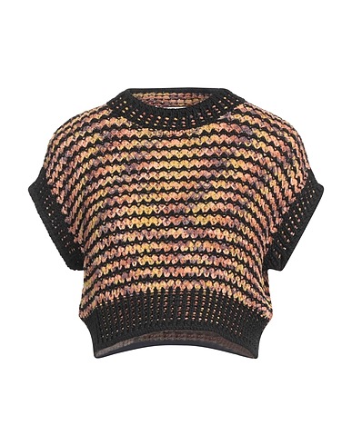 AKEP Jumper Black 37% Acrylic, 26% Polyester, 23% Polyamide, 14% Viscose