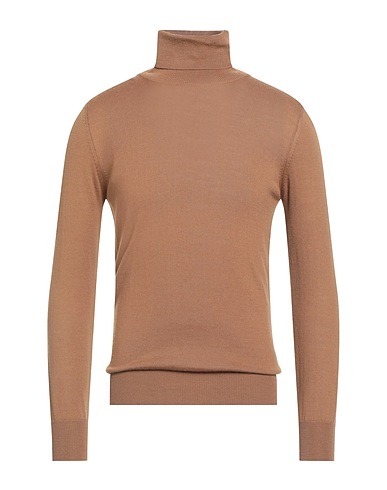 STILOSOPHY Rollkragenpullover Kamel 50% Merinowolle, 50% Acryl