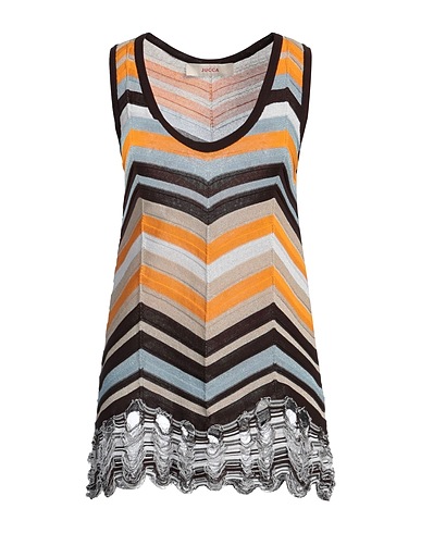 JUCCA Top Orange 50% Cotton, 36% Viscose, 7% Polyamide, 7% Polyester