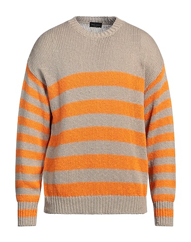 ROBERTO COLLINA Sweater Beige 77% Cotton, 23% Linen