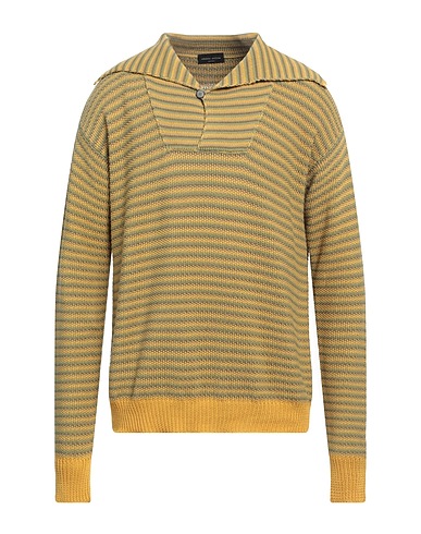 ROBERTO COLLINA Pullover Giallo ocra 100% Cotone