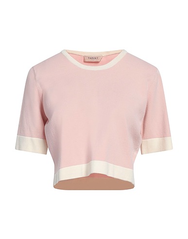 TWINSET Sweater Pink 60% Viscose, 23% Polyester, 17% Elastane