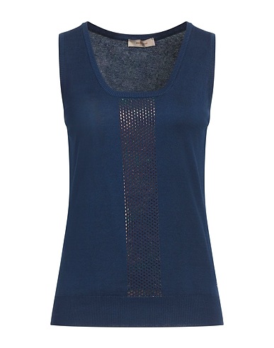 MARANI JEANS Maglia Gilet Blu navy 100% Cotone