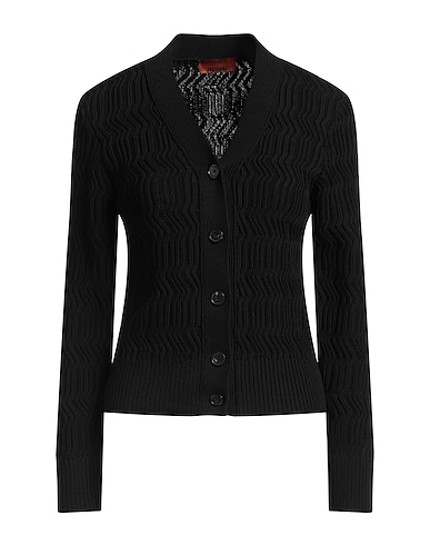 MISSONI Cardigan NERO 100% Cotton