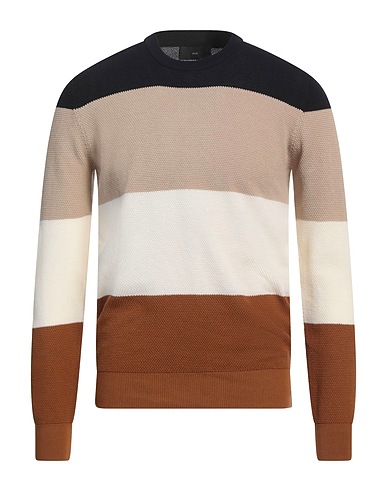 LIU •JO MAN Jumper Beige 100% Cotton