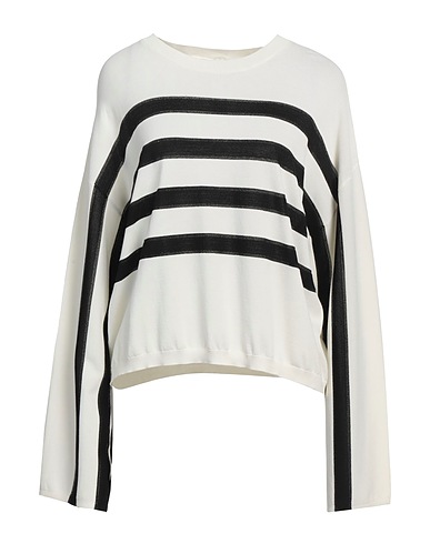 TWINSET Jumper Ivory 56% Viscose, 33% Polyamide, 8% Polyester, 3% Metallic Polyester