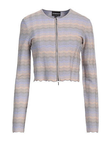 EMPORIO ARMANI Cardigan Lilla 70% Viscosa, 21% Poliestere, 8% Poliammide, 1% Elastan