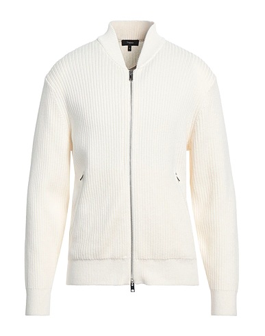 THEORY Pullover mit Zipper  Elfenbein 94% Baumwolle, 5% Kaschmir, 1% Andere Fasern