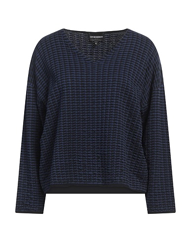 EMPORIO ARMANI Jumper Navy blue 72% Viscose, 28% Polyester