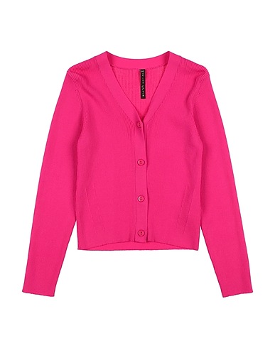 MANILA GRACE Cardigan Fuchsia 65% Viscose, 35% Nylon