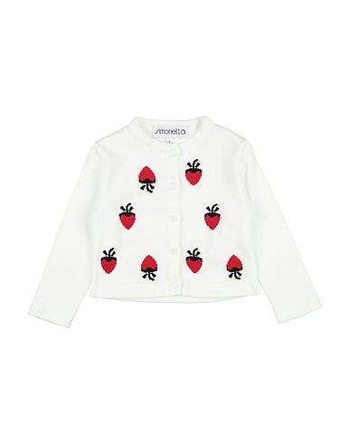 SIMONETTA Cardigan White 100% Cotton