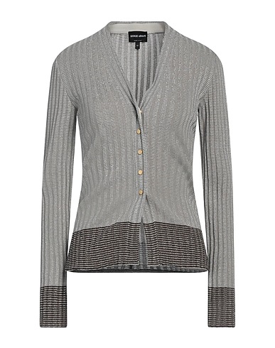 GIORGIO ARMANI Cardigan Light brown 73% Viscose, 15% Metallic fiber, 12% Polyamide