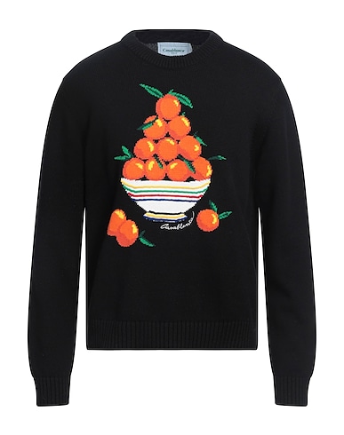 CASABLANCA Sweater Black 100% Cotton