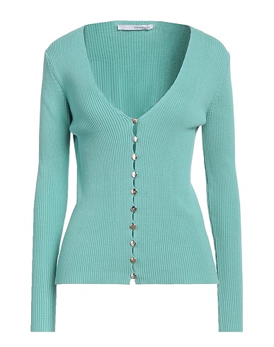 ANNARITA N Cardigan Emerald green 100% Cotton