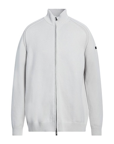 RRD Cardigan Light grey 94% Cotton, 5% Elastane, 1% Polyester