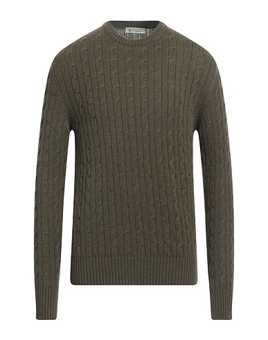PIACENZA CASHMERE 1733 Cashmere jumper Military green 100% Cashmere
